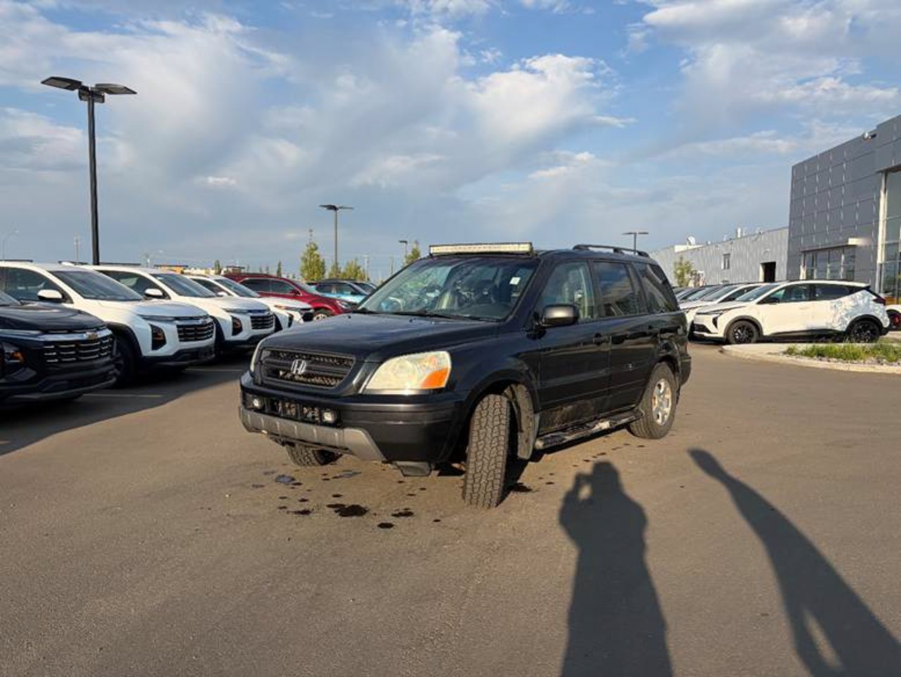 2003 Honda Pilot 4dr 4WD EX Auto w/Leather Black Sherwood Park - photo #2