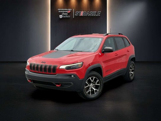 2019 Jeep Cherokee TRAILHAWK 4X4, ENSEMBLE TEMPS FROID, ATTACHE REMOR Red