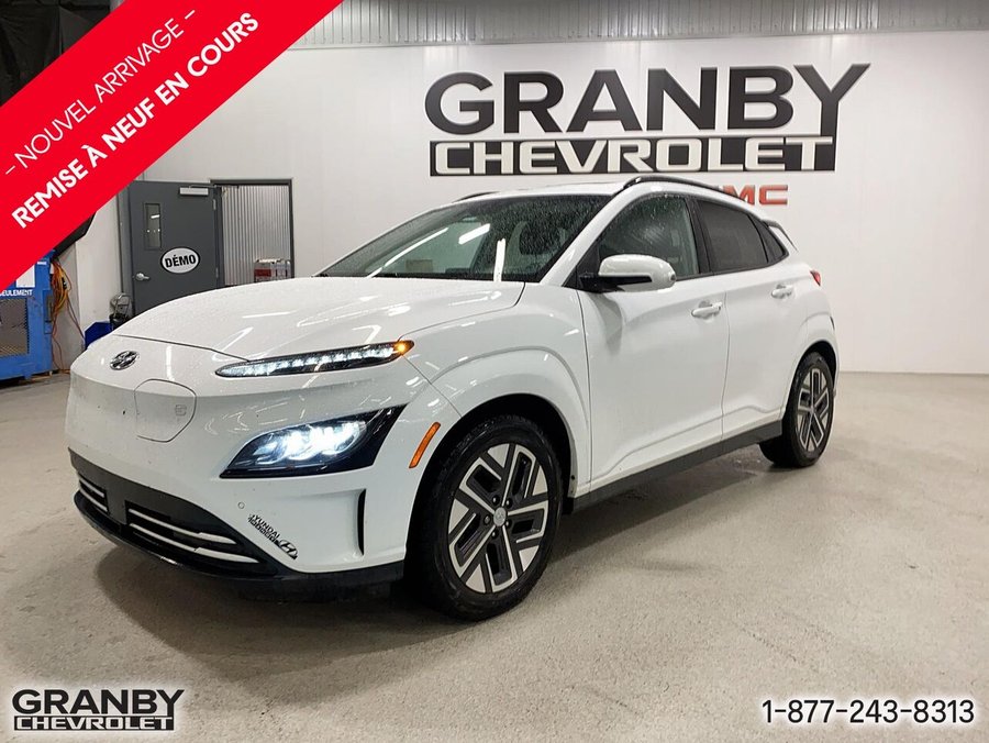 Hyundai Kona électrique Ultimate TA 2023 Blanc