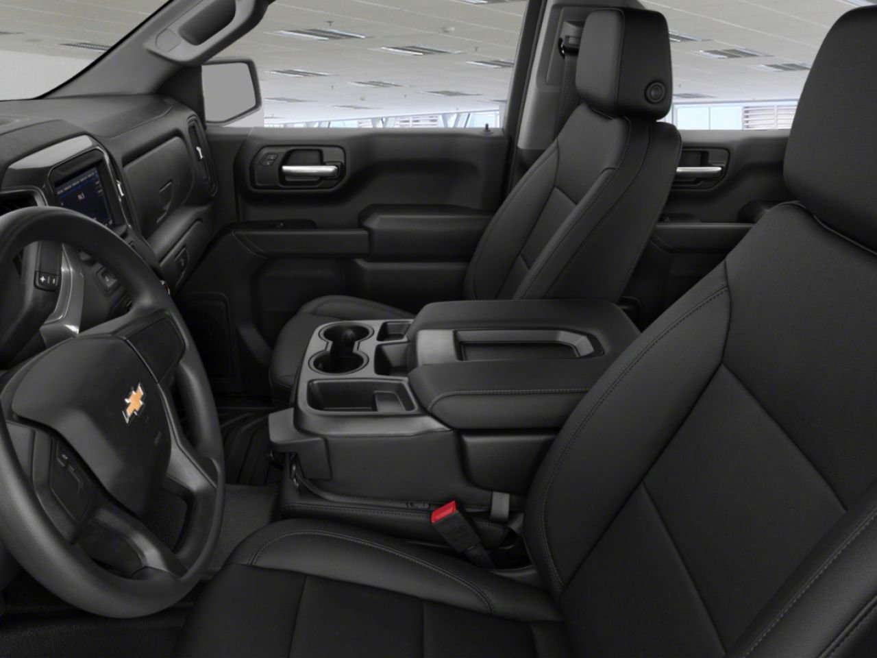 CHEVROLET Silverado 1500 K1500 SILVERADO CREW CAB RST STD/BOX (1SP) 2024 Blanc sommet Mont-Laurier - photo #4