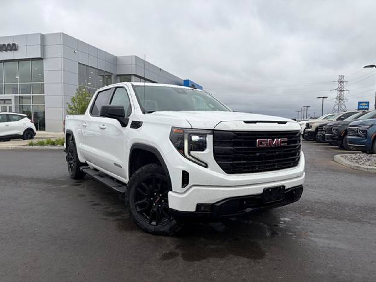 2024 GMC Sierra 1500 4WD Crew Cab 147 Elevation White Sherwood Park - photo #1