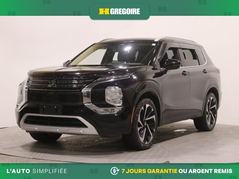 Mitsubishi Outlander 823226 | LE Premium AWD AUTO AC CUIR TOIT NAV MAGS CAM RECU 2022 Noir Laval - photo #2