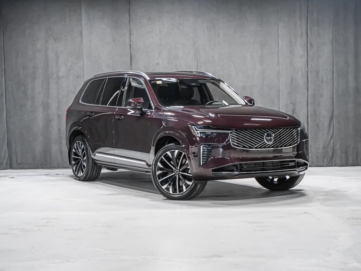 Volvo XC90 Plug-In Hybrid T8 PLUS BRIGHT 2025 Rouge Montréal - photo #1