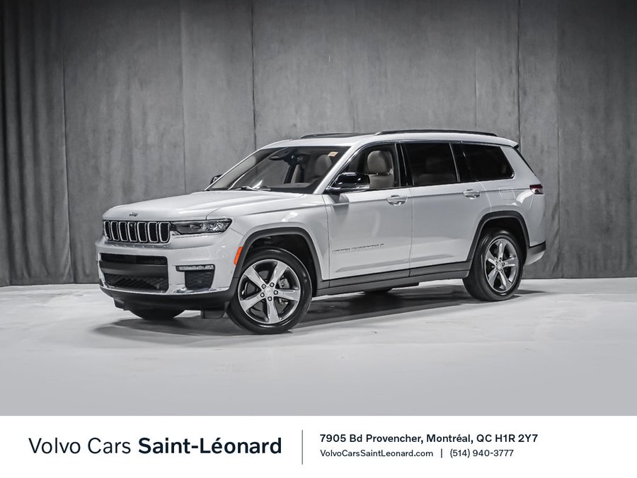 2021 Jeep Grand Cherokee L LIMITED NAV TOIT PANO SIÈGES VENTILÉS ATTELAGE Silver