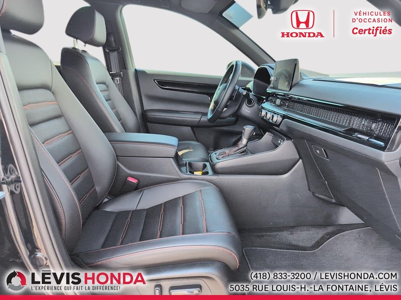 2025 Honda CR-V Touring Hybride AWD Touring Traction Intégrale Black Lévis - photo #8