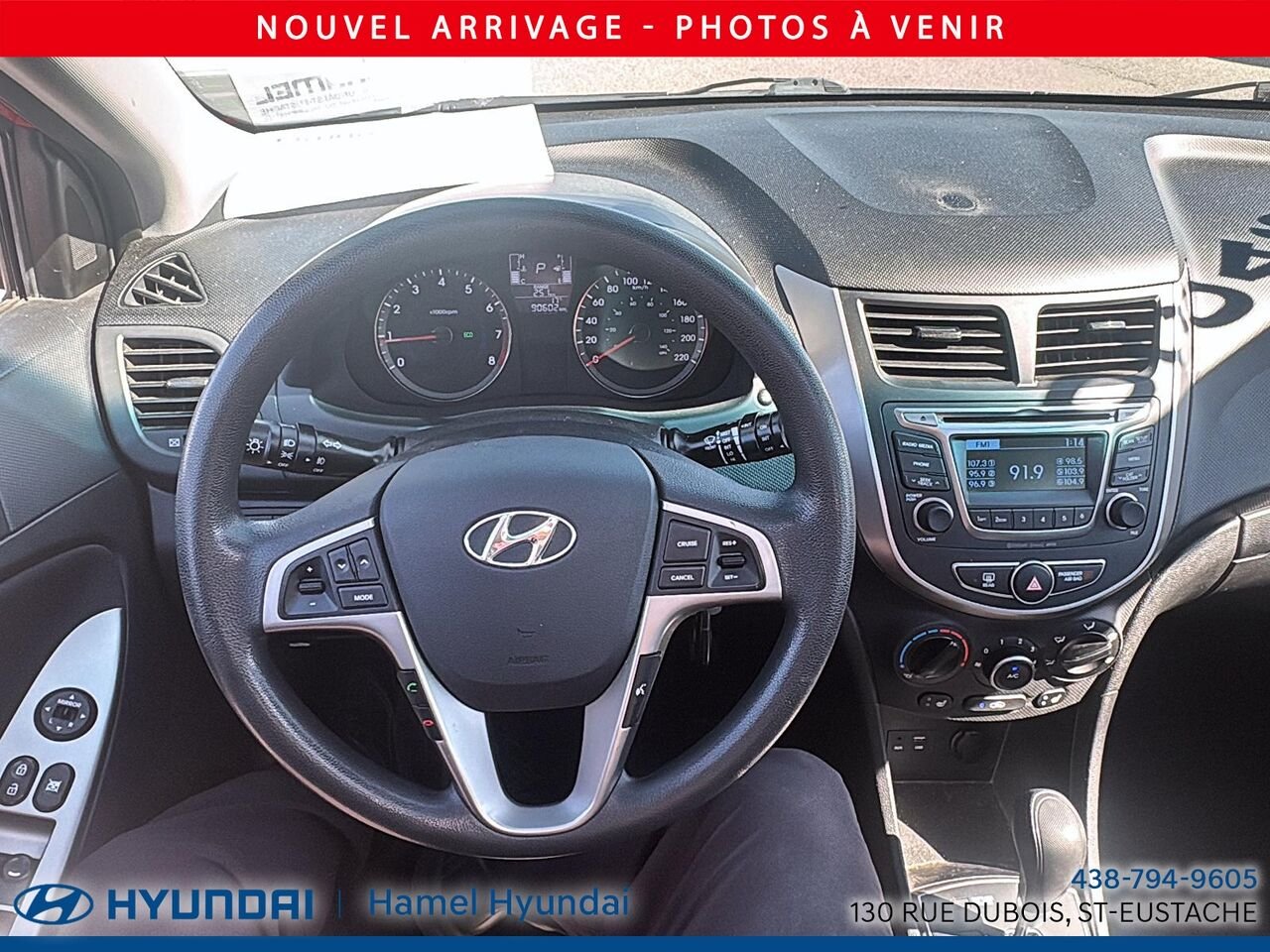 2017 Hyundai Accent Red Saint-Eustache - photo #9