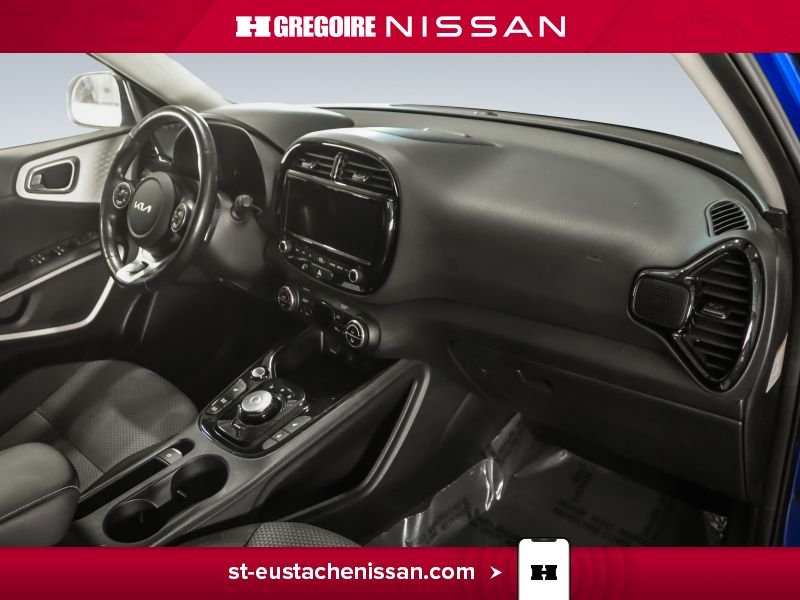 Kia Soul SE4477 | EV Premium CUIR ELECTRIQUE APPLE CARPLAY 2022 Bleu Laval - photo #27