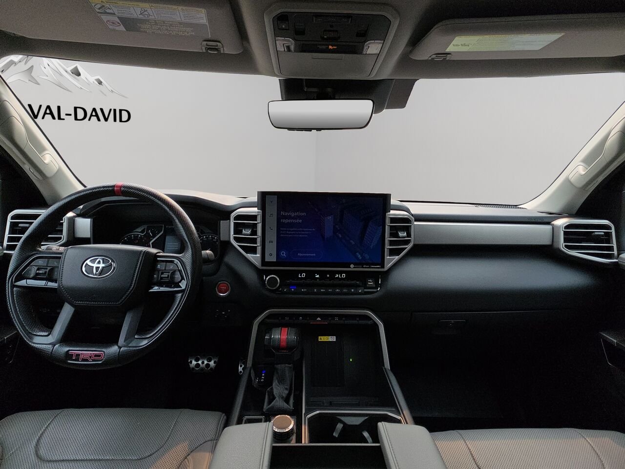 Toyota Tundra Limited Double Cab 4x4, Navigation, sièges ventilés, sièges en cuir 2022 Noir Val-David - photo #8