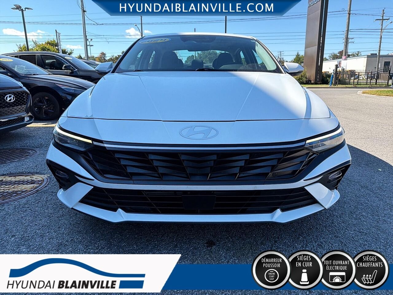 2024 Hyundai Elantra White Blainville - photo #1