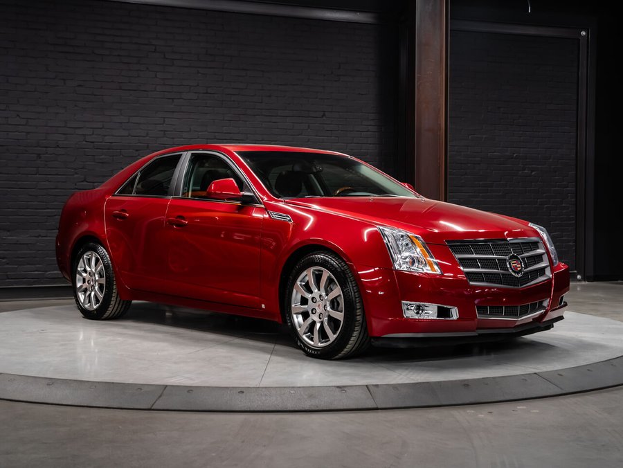 2009 Cadillac CTS w/1SB | Heated & Cooled Seats | Dual Climate Control | Low Km's | Clean CARFAX Red