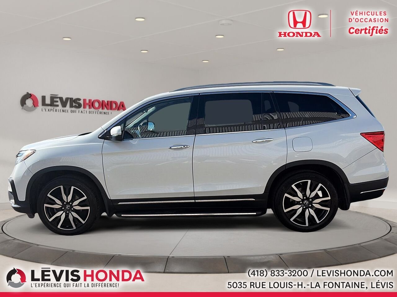 2021 Honda Pilot Touring 7P Touring 7 places TI White Lévis - photo #7