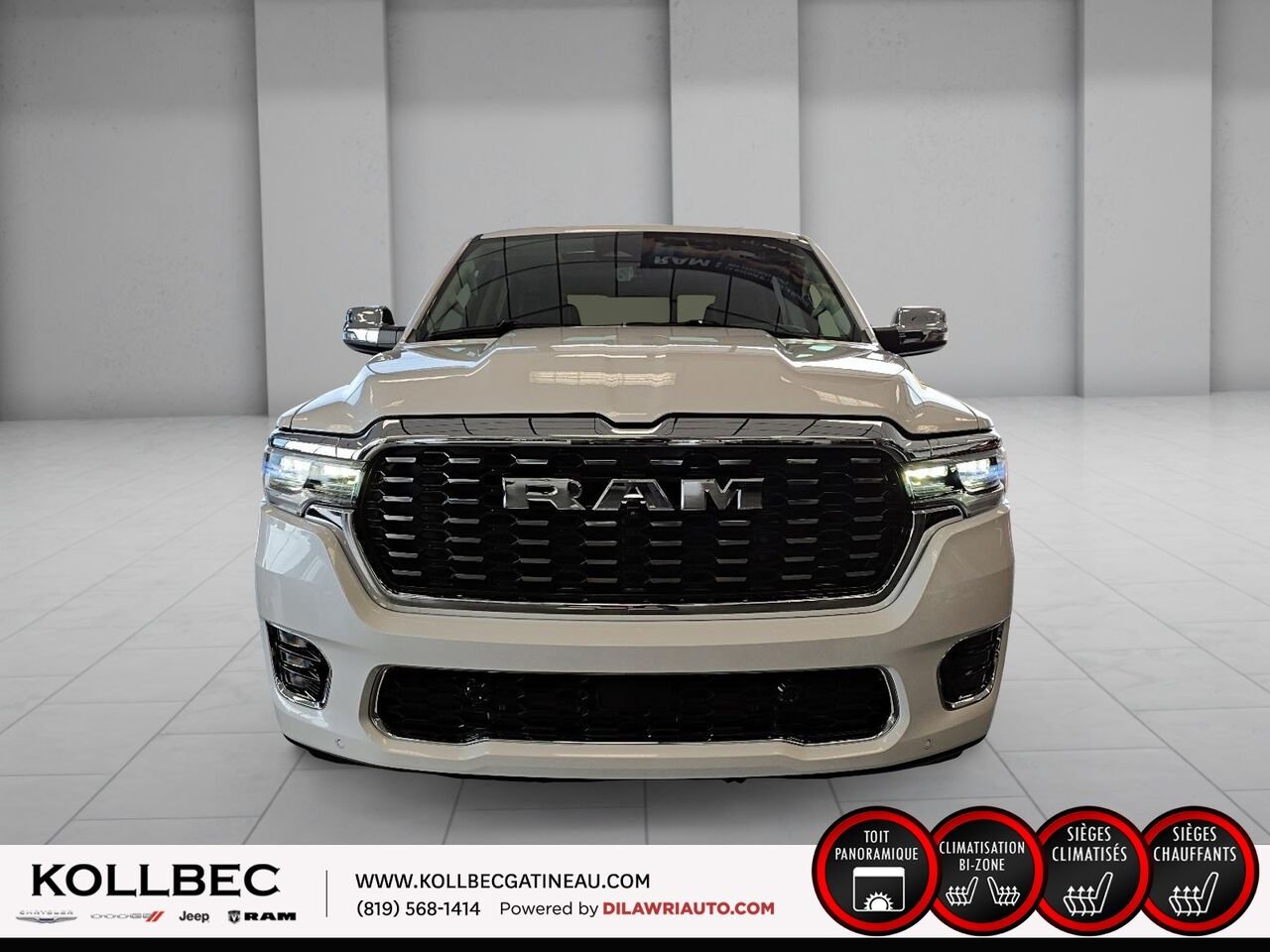 RAM 1500 26730 | Tungsten cabine d'équipe 4x4 caisse de 5 pi 7 po 2026 Triple couche nacrée ivoire Gatineau - photo #11