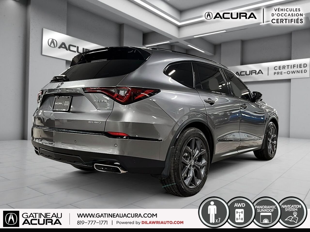 2023 Acura MDX A-Spec SH-AWD Grey Gatineau - photo #15
