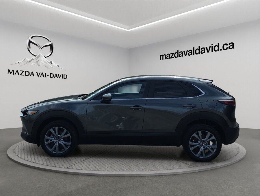 2025 Mazda CX-30 GS, Traction intégrale i-Activ AWD, moteur Skyactiv-G 2.5 L, Apple CarPlay et Android, caméra de Grey