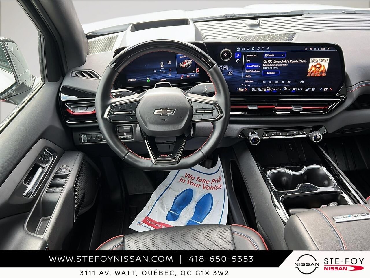 2024 Chevrolet Silverado EV RST CREW CAB autonomie 700km White Ste-Foy - photo #13