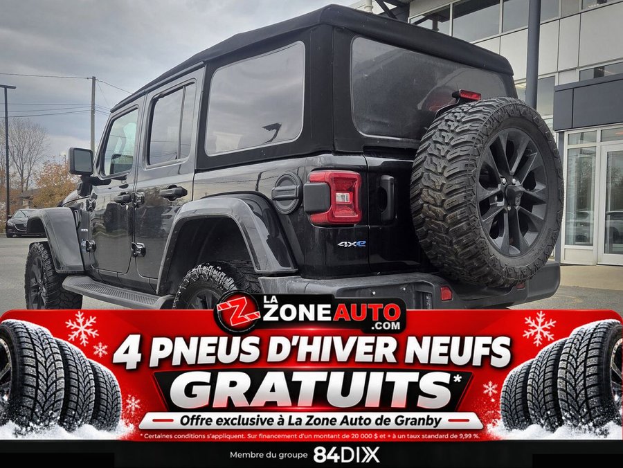 Jeep Wrangler 4xe Unlimited Sahara 4x4 2021 Noir