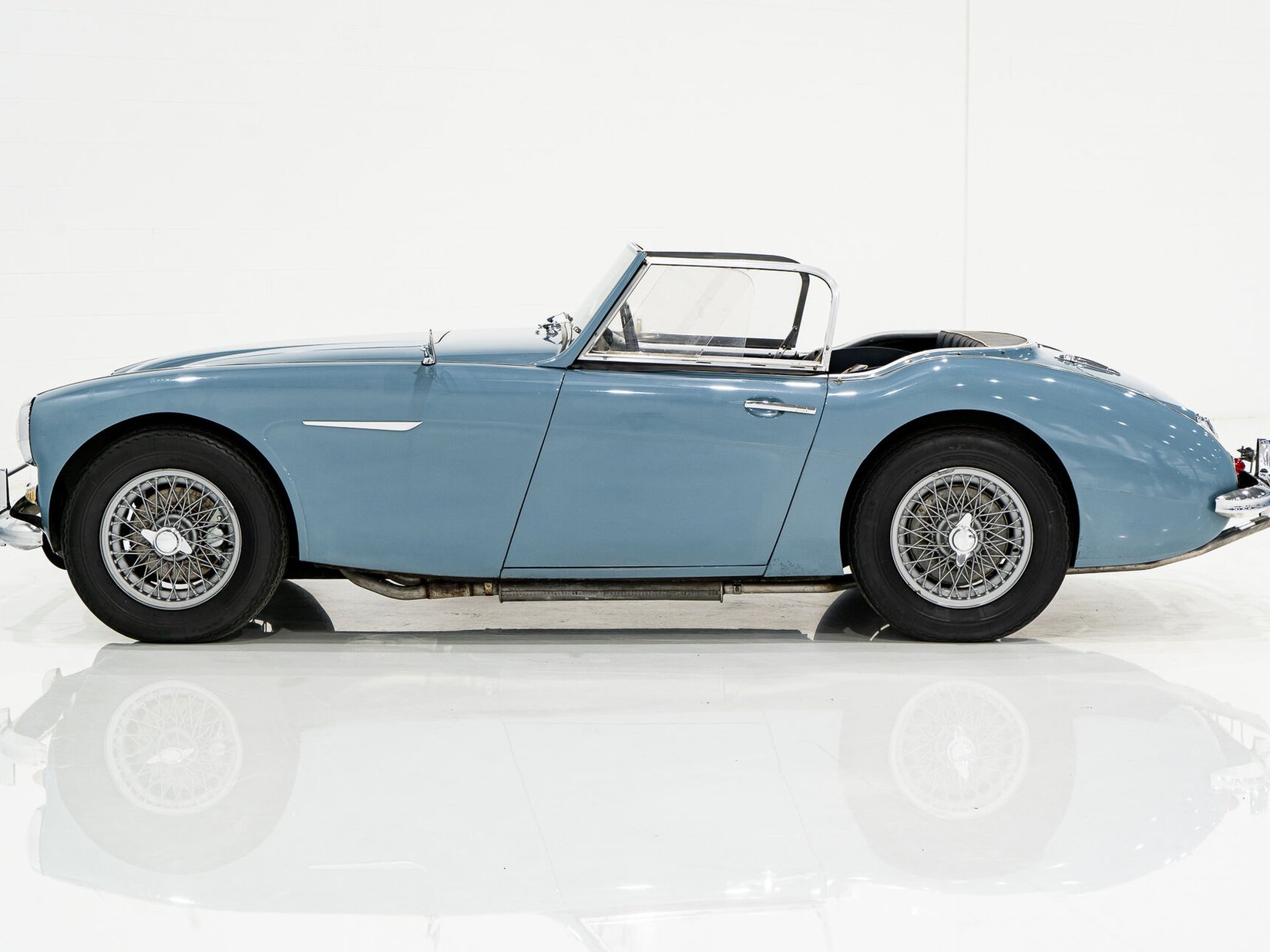 Austin Healey 3000 Recent drivetrain complete rebuild **PRIX EN USD** 1960 Bleu Montréal - photo #47