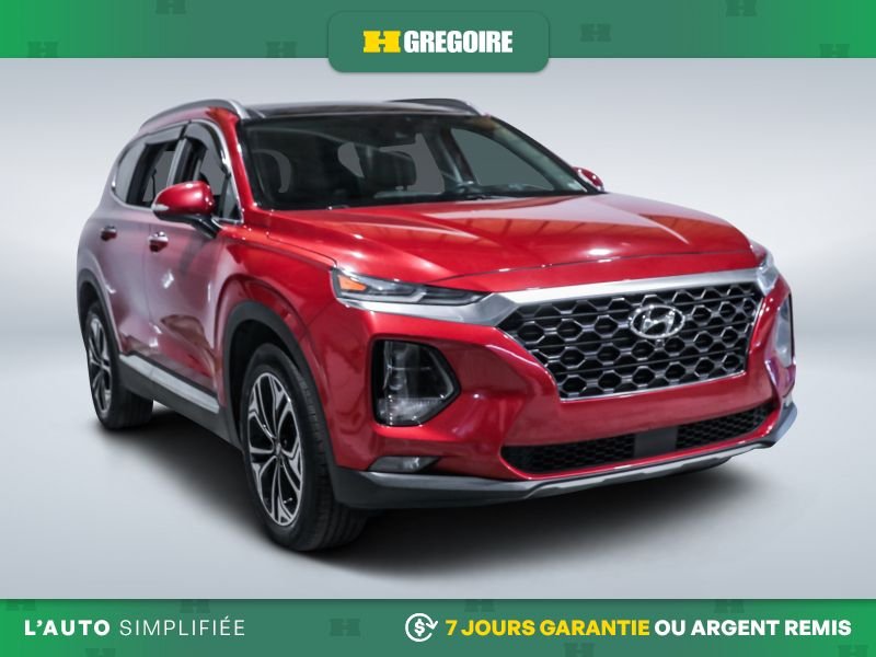 2019 Hyundai Santa Fe Red Blainville - photo #0