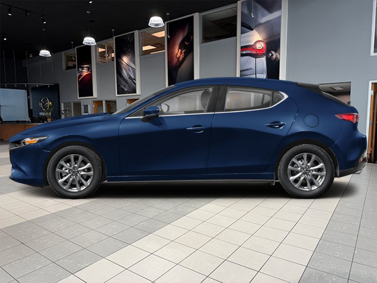 MAZDA Mazda3 Sport 2026 Bleu cristal foncé mica Notre-Dame-des-Prairies - photo #2