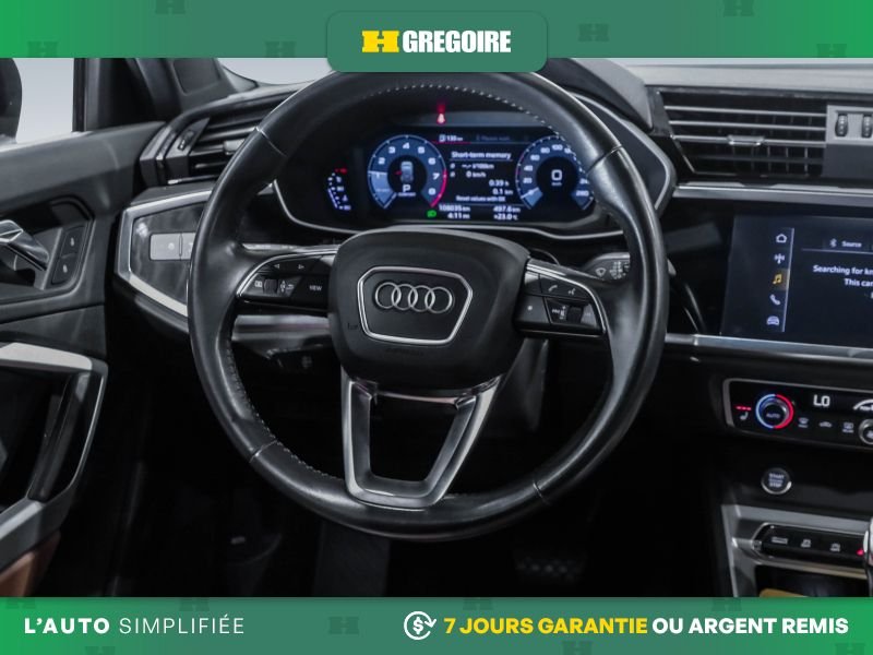 Audi Q3 821606 | Komfort AWD AUTO AC CUIR TOIT MAGS CAM RECULE 2019 Noir Laval - photo #17