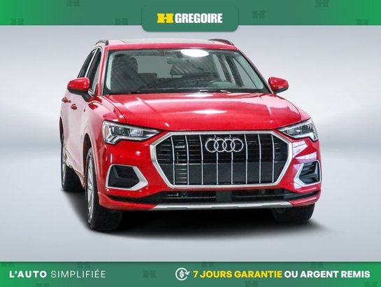 Audi Q3 Komfort CAM RECUL A/C CUIR TOIT OUVRANT AM/FM BLUE 2020 Rouge
