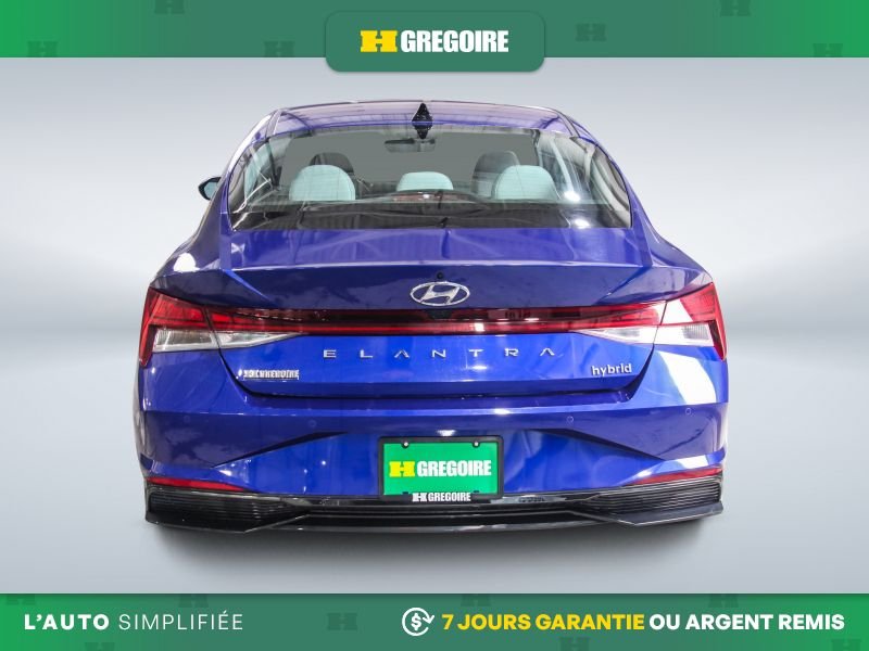 Hyundai Elantra 729100 | LUXURY HYBRIDE AUTO A/C CUIR TOIT NAV CAM RECULE 2023 Bleu Laval - photo #5
