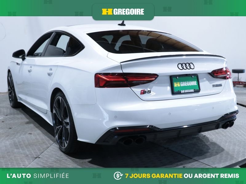 Audi S5 821598 | Progressiv AWD AUTO AC CUIR TOIT NAV MAGS CAM RECU 2024 Blanc Laval - photo #5