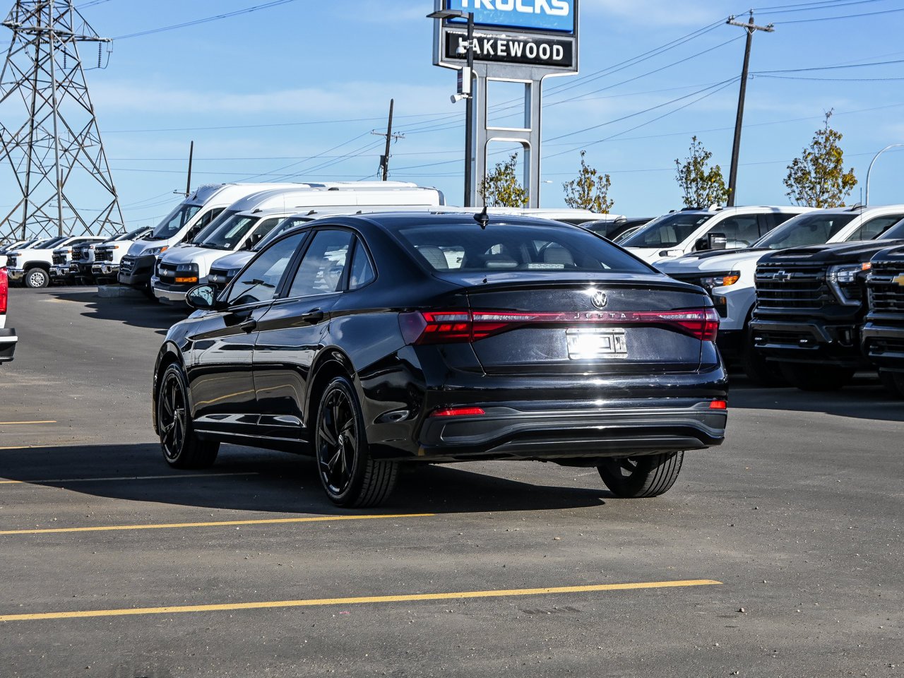 2025 Volkswagen Jetta Comfortline Auto Black Sherwood Park - photo #10