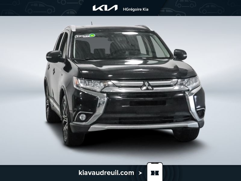 Mitsubishi Outlander GT / Cuir / Cle intelligent / Toit ouvrant 2016 Noir