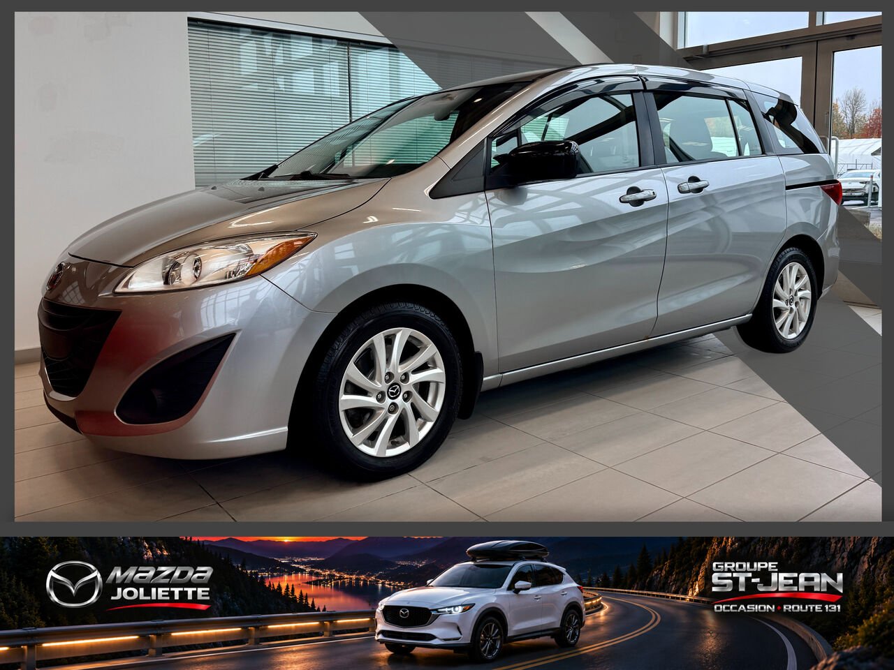 2014 Mazda Mazda5 Silver Notre-Dame-des-Prairies - photo #0