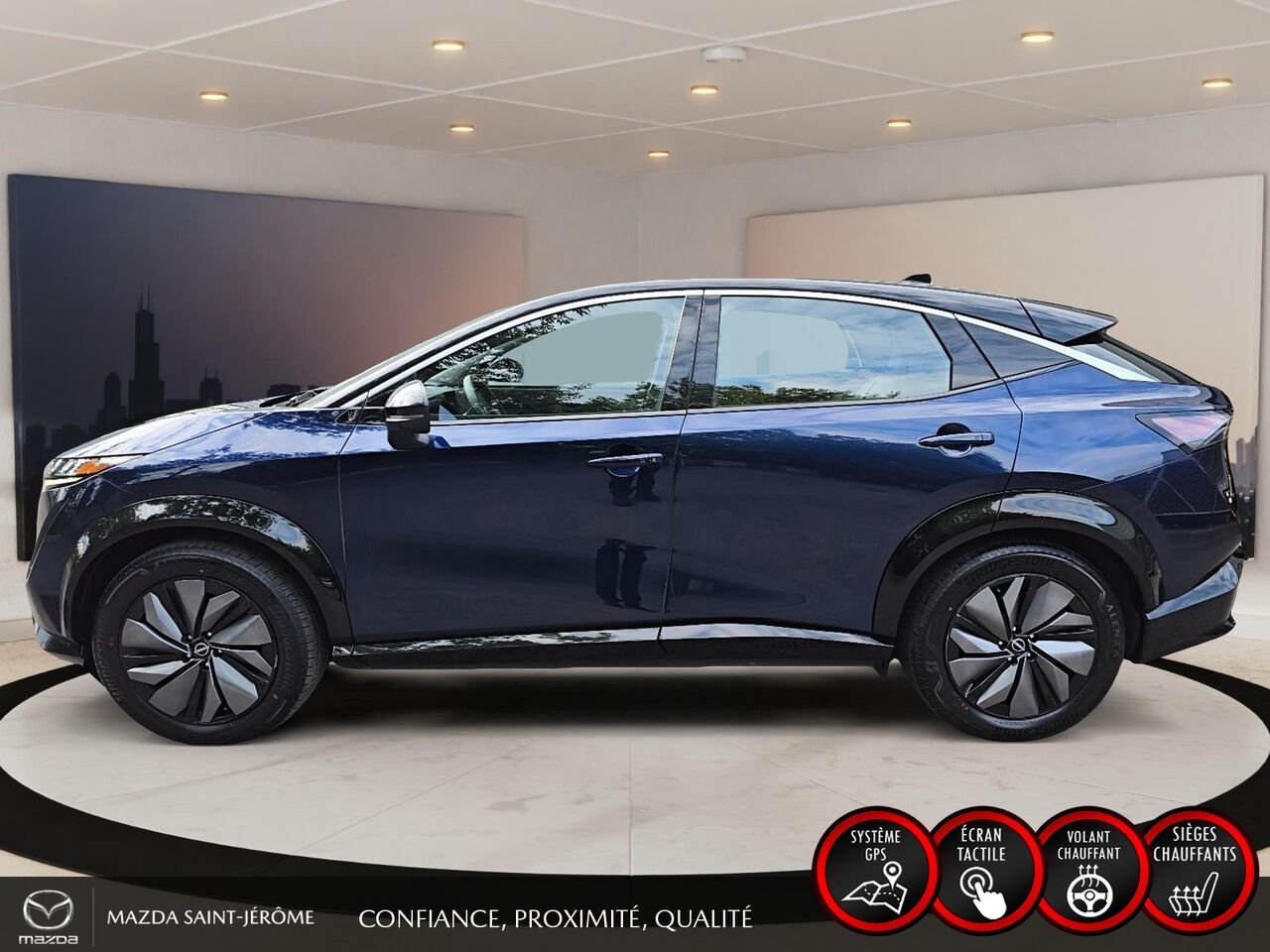 2023 Nissan ARIYA ENGAGE | 348 KM D'AUTONOMIE | RECHARGE RAPIDE 130 KW | 1 PROPRIÉTAIRE Blue Saint-Jérôme - photo #9