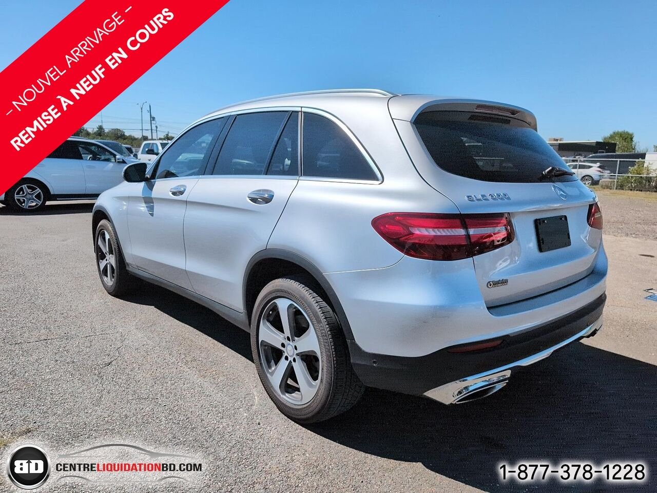2017 Mercedes-Benz GLC GLC 300 4MATIC | BD0390 Silver Granby - photo #8