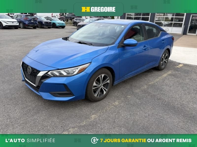 Nissan Sentra 823823 | SV DEM. A DISTANCE SIEGES CHAUFFANTS APPLE CARPLAY 2021 Bleu Laval - photo #4