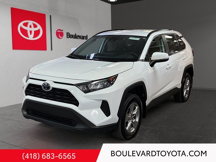 Toyota RAV4 Hybride LE, AWD 2022 Blanc