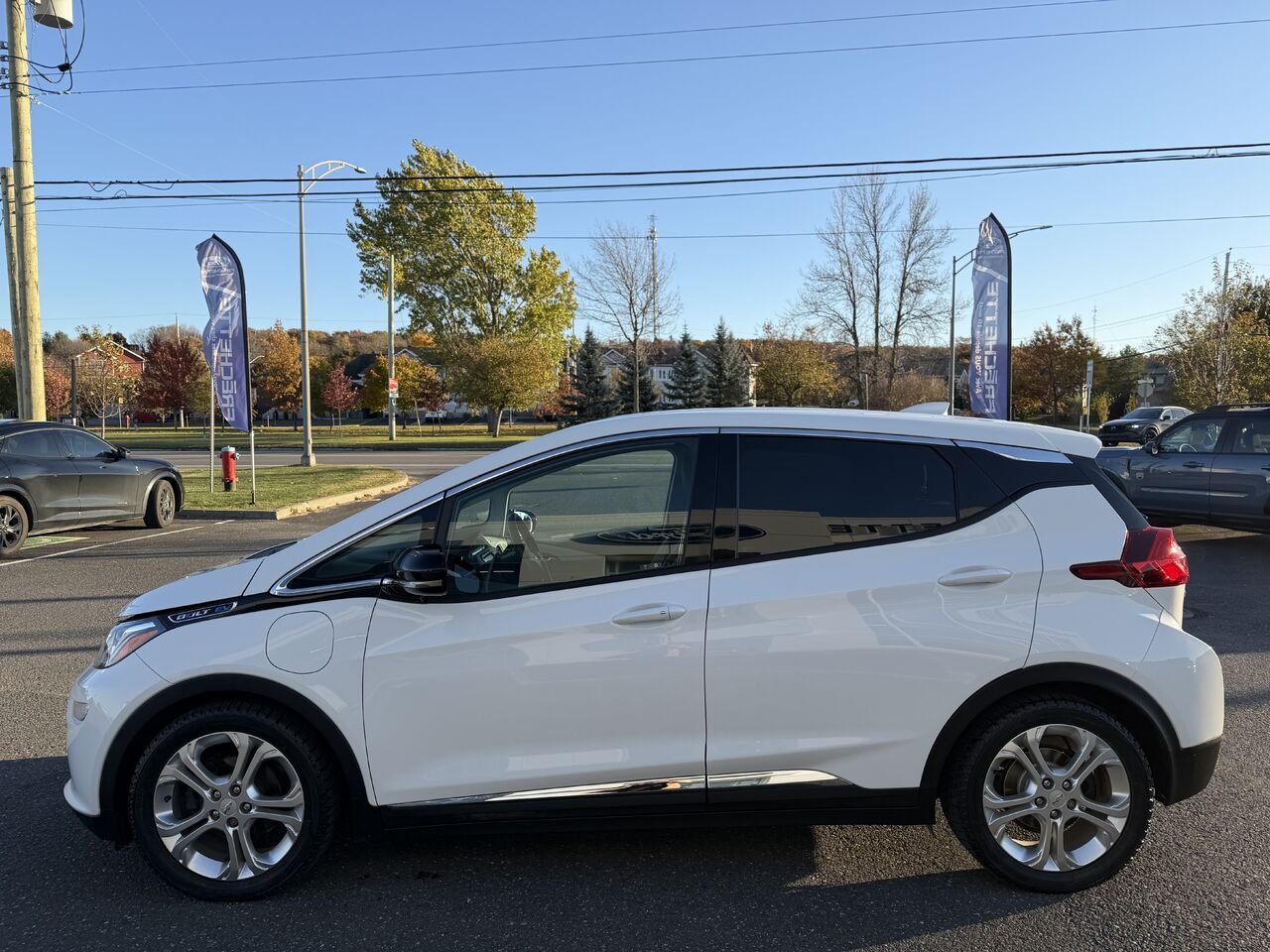 CHEVROLET BOLT EV LT 2021 Blanc Montmagny - photo #3