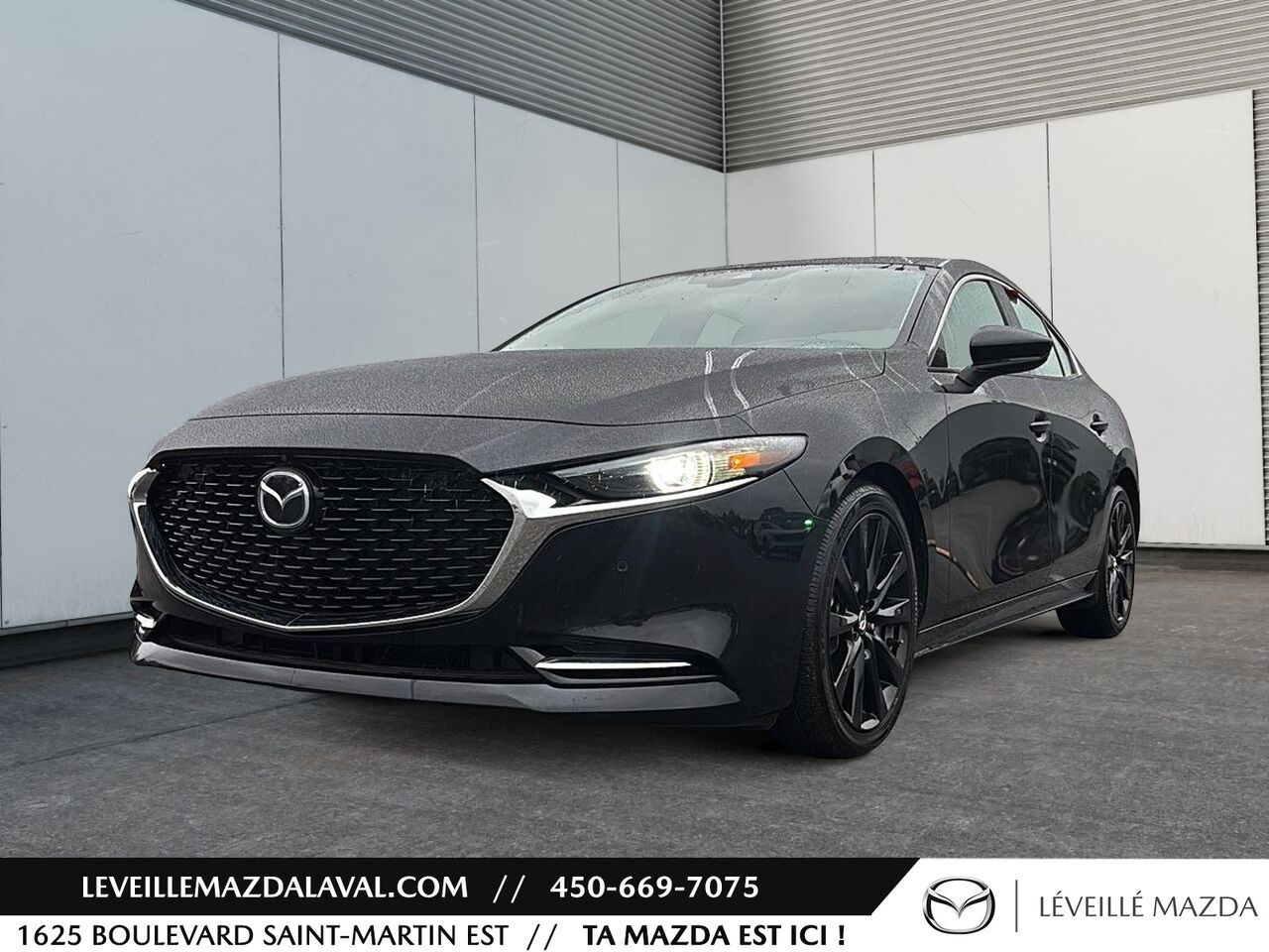 Black 2022 Mazda MAZDA3 Sedan  Automatic