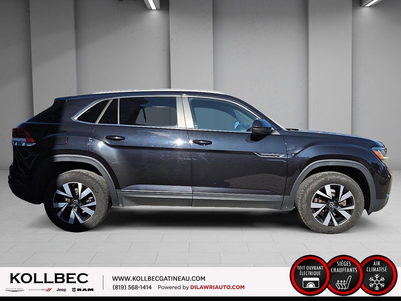 2020 VOLKSWAGEN ATLAS CROSS SPORT Comfortline 4MOTION Black Ottawa & Gatineau - photo #13