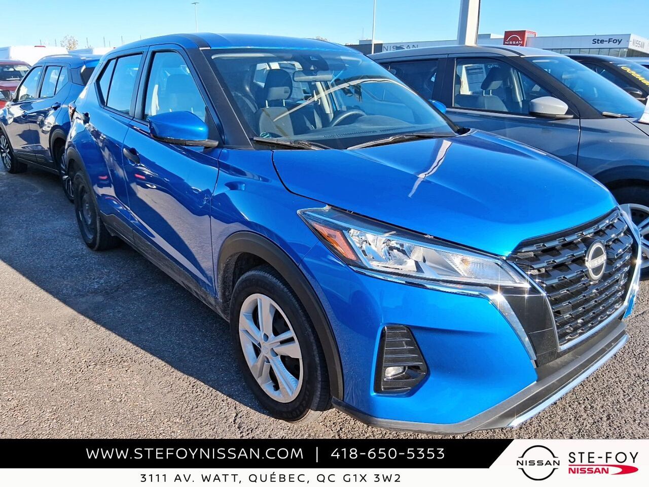 Blue 2023 Nissan Kicks SUV / Crossover Front-Wheel Drive Continuously Variable Transmission