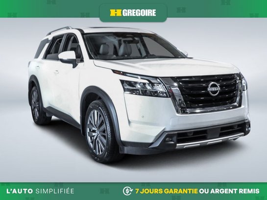 2024 Nissan Pathfinder SL 4WD AUTO AC CUIR TOIT NAV MAGS CAM RECULE White