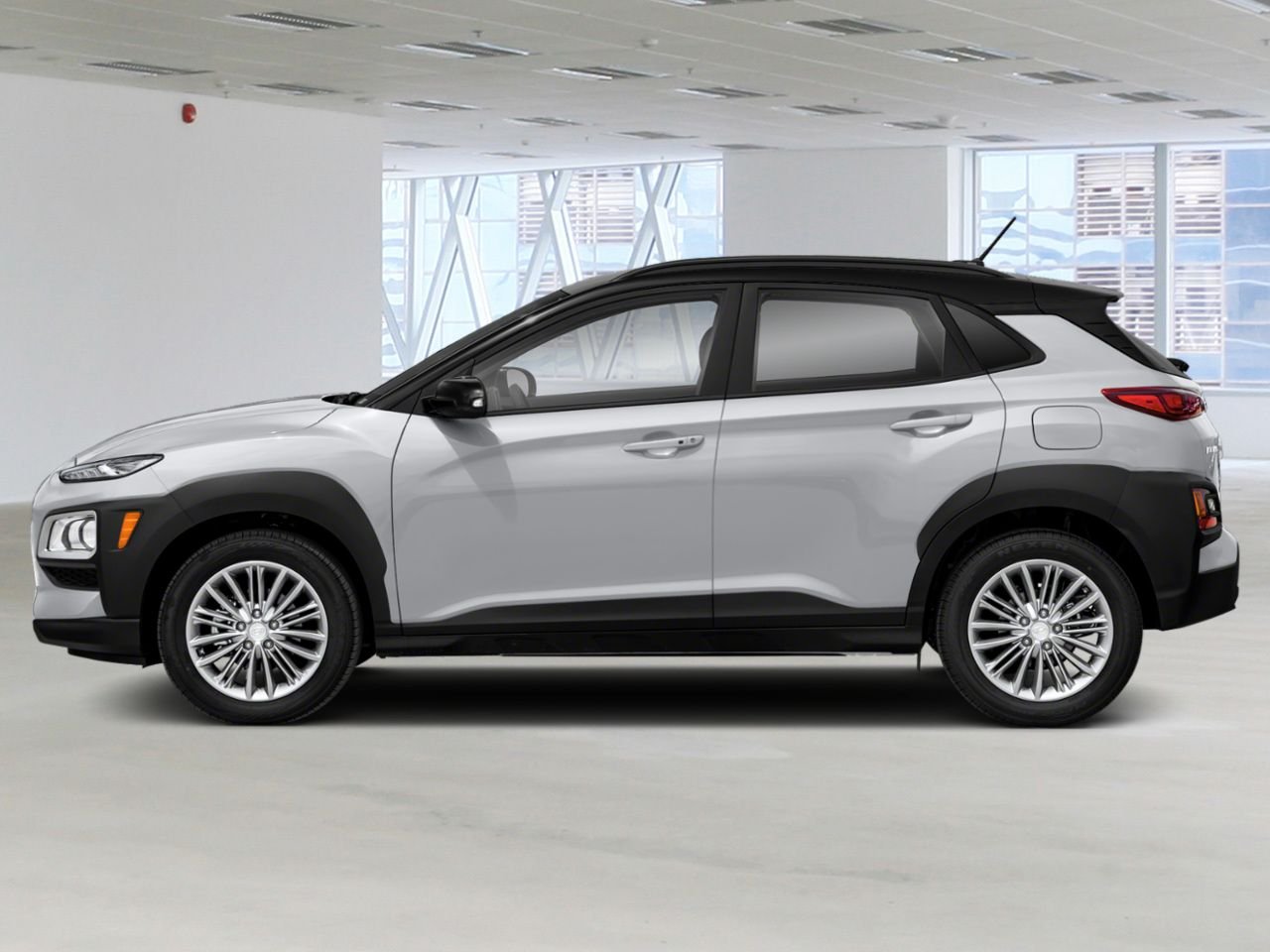 Hyundai Kona 2.0L Preferred TA avec toit bicolore 2019 Blanc Gatineau - photo #2