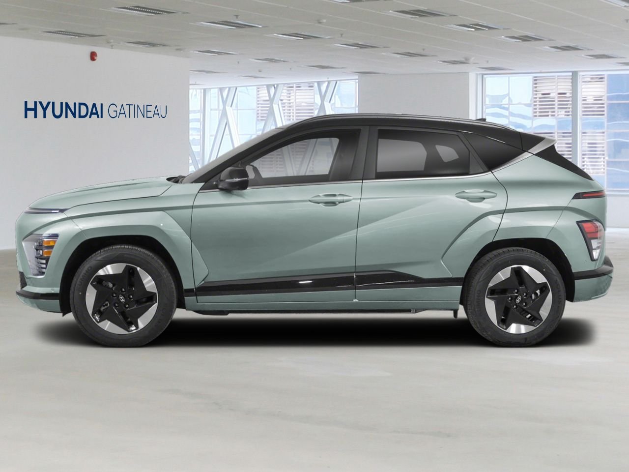 2026 Hyundai Kona Electric Mirage Green w/Abyss Black Roof Gatineau - photo #1