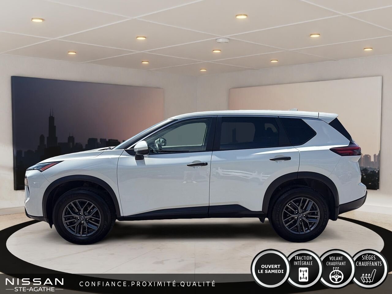 Nissan Rogue 2024 Blanc Ste-Agathe des Monts - photo #5
