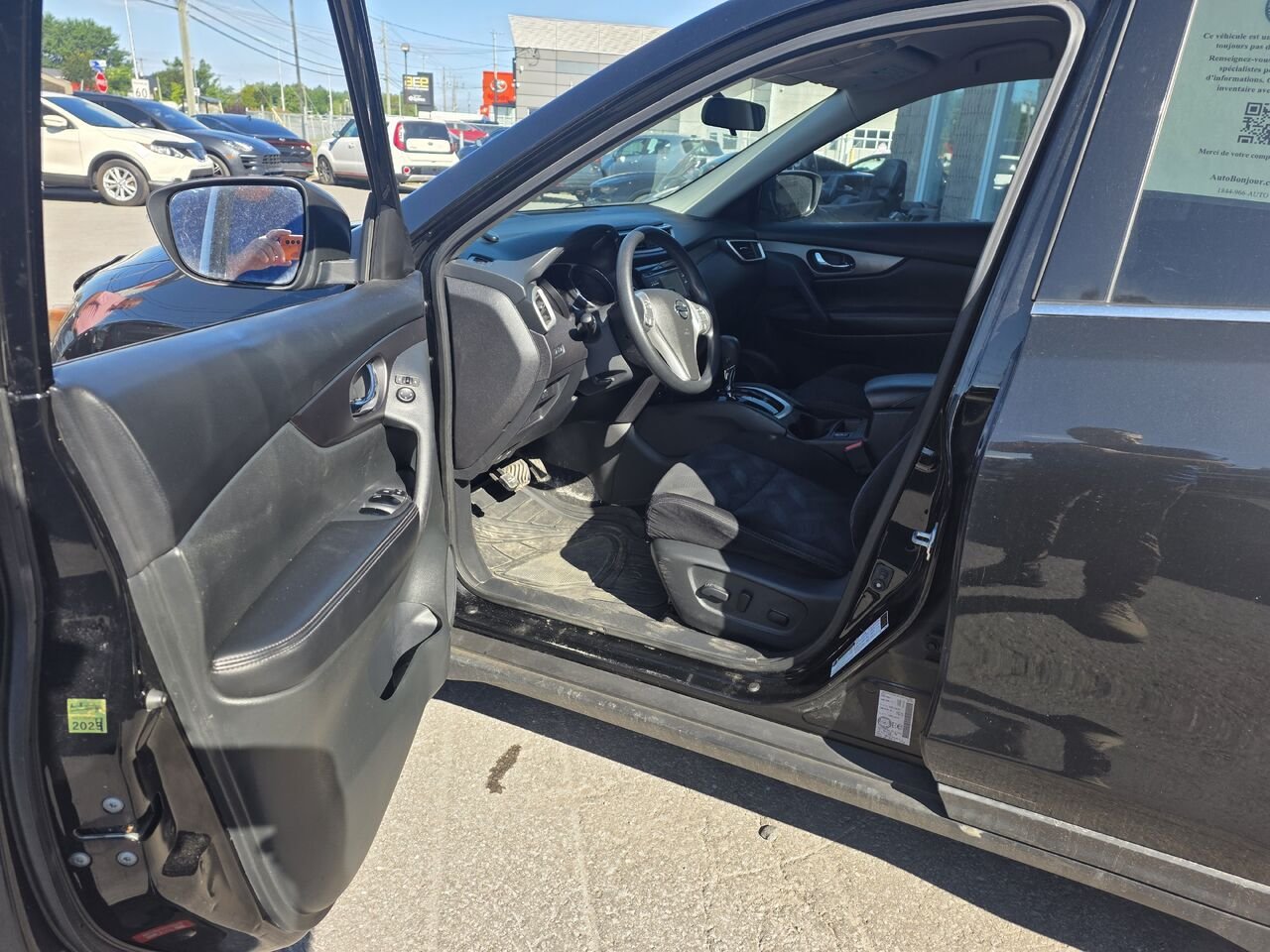2016 Nissan Rogue Black  - photo #9