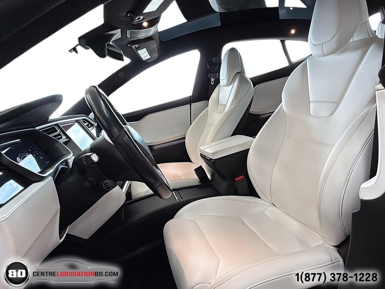 2017 Tesla Model S 75D DUAL MOTOR | BD0355 White Granby - photo #13