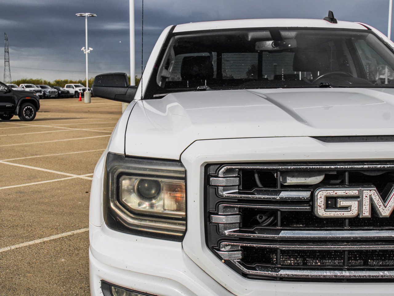 2016 GMC Sierra 1500 4WD Crew Cab 143.5 SLT White Sherwood Park - photo #10