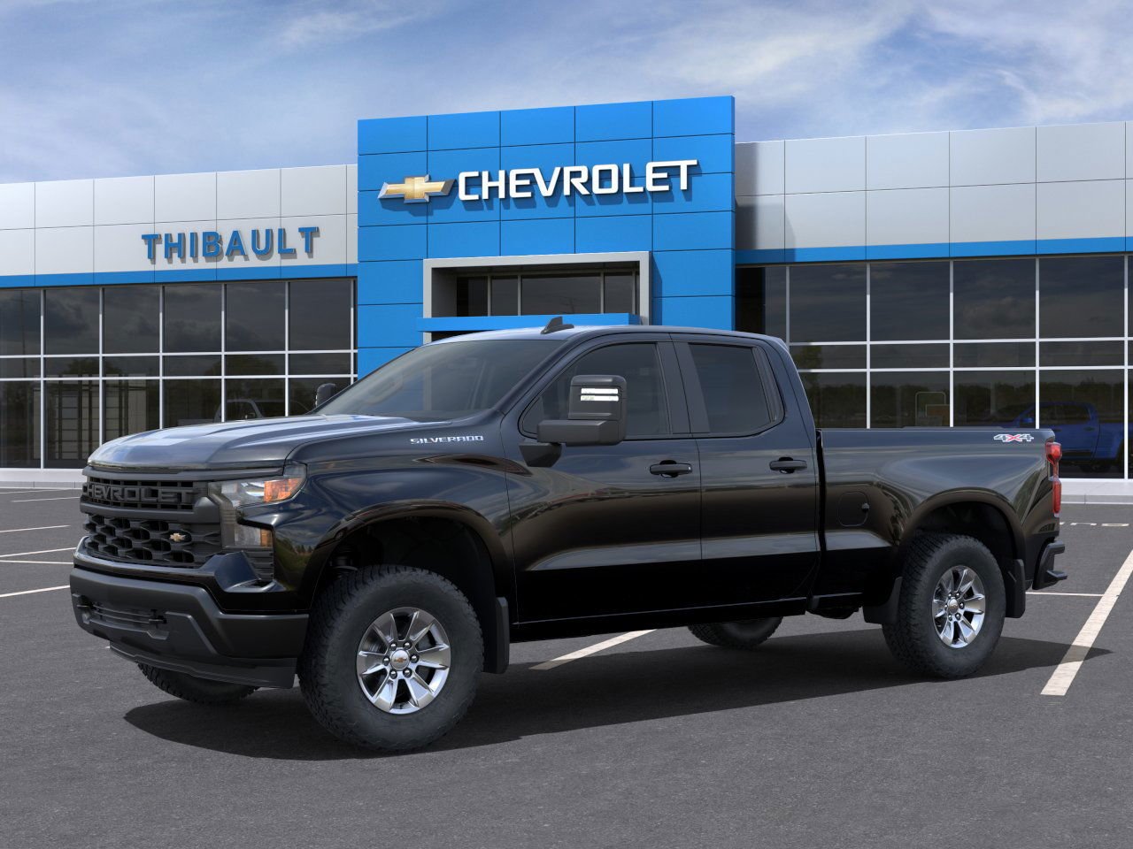 2025 Chevrolet Silverado 1500 Camion de travail Black Saint-Eustache - photo #1