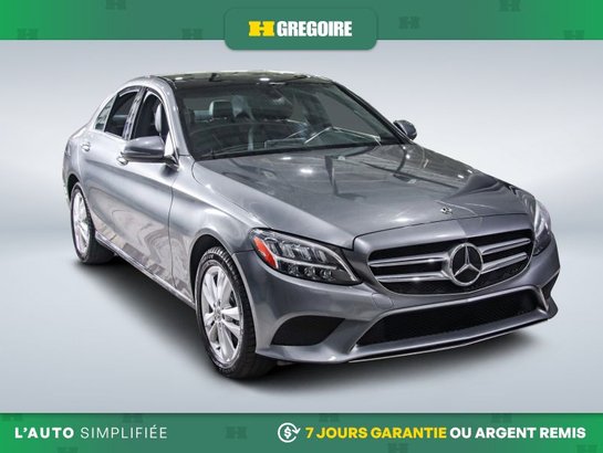 2020 Mercedes Benz C-Class C 300 AWD AUTO AC CUIR TOIT NAV MAGS CAM RECUL BLE Grey