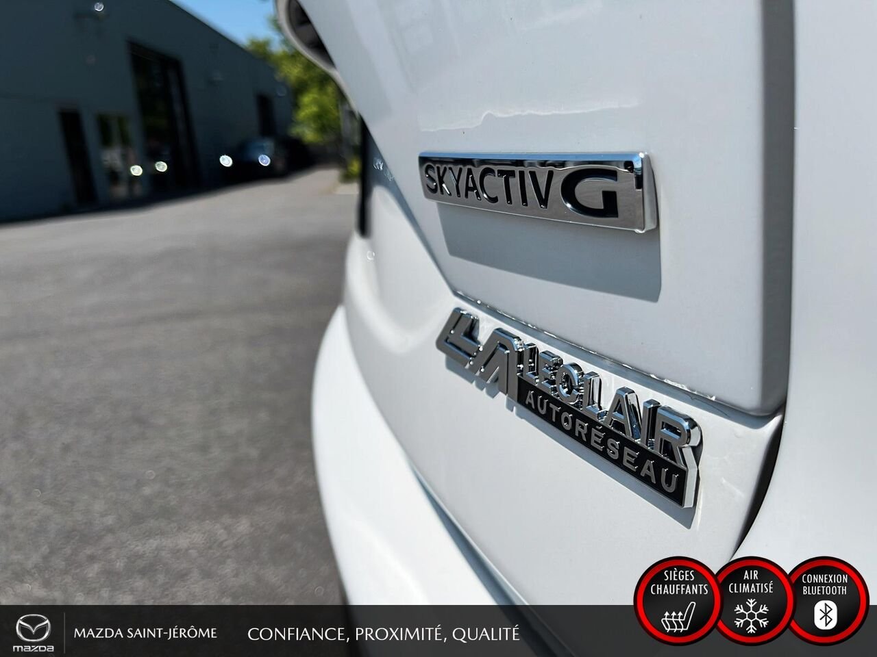 Mazda CX-5 GS LUXURY | TOIT OUVRANT | CUIR | AWD | 2023 Blanc Saint-Jérôme - photo #8