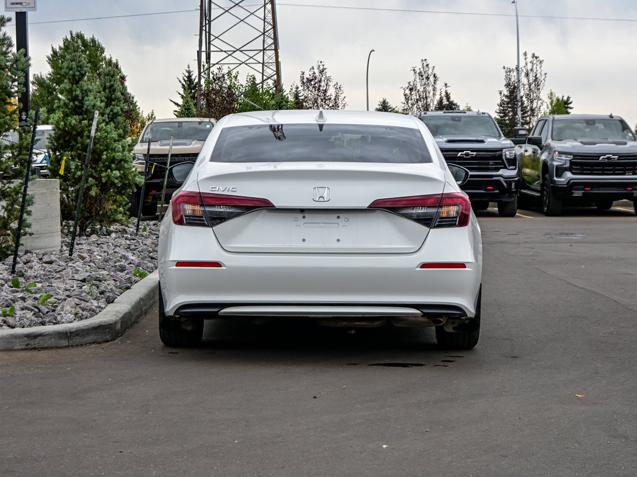 2025 Honda Civic Sedan LX CVT White Sherwood Park - photo #11