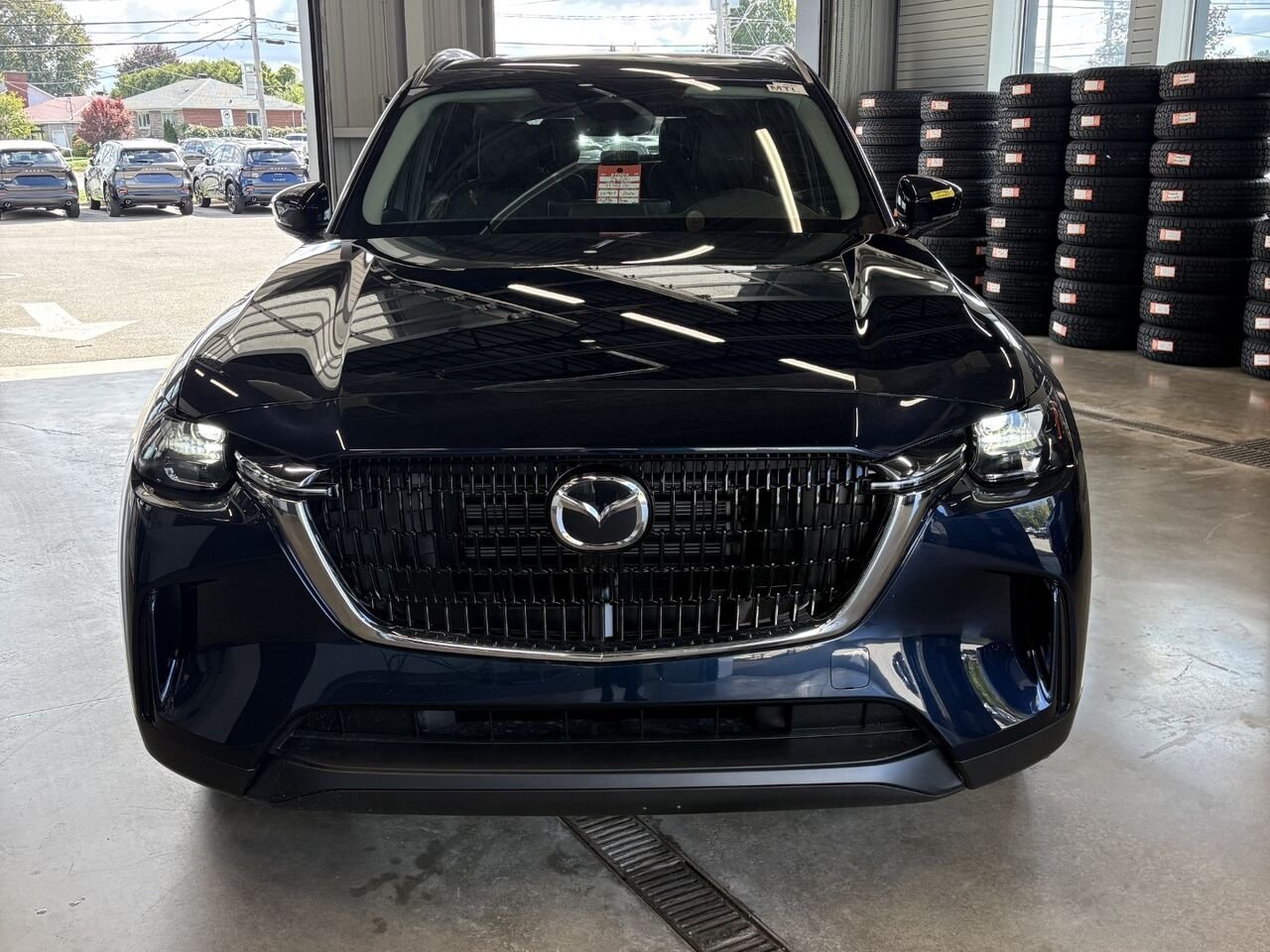 MAZDA CX-90 hybride rechargeable GS-L TI 2026 Bleu cristal foncé mica Châteauguay - photo #5